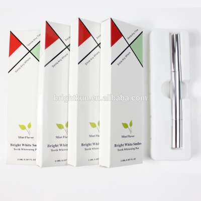 Teeth whitening pen with brush, cosmetic pen White Teeth Whitening Pen Tooth Gel